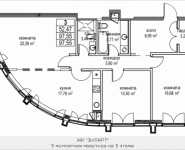 3-комнатная квартира площадью 97.55 кв.м в ЖК "Зиларт", Автозаводская, 23, корп.1 | цена 22 938 784 руб. | www.metrprice.ru