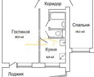 2-комнатная квартира площадью 50 кв.м, | цена 6 000 000 руб. | www.metrprice.ru