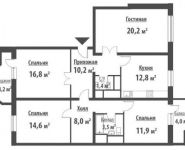 4-комнатная квартира площадью 99.4 кв.м, Чистяковой ул., 66 | цена 8 330 000 руб. | www.metrprice.ru