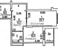 2-комнатная квартира площадью 65 кв.м, улица Липовый Парк, 6 | цена 9 700 000 руб. | www.metrprice.ru