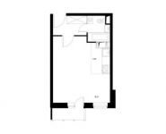 1-комнатная квартира площадью 28.8 кв.м, | цена 3 155 093 руб. | www.metrprice.ru