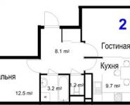 2-комнатная квартира площадью 58.5 кв.м, Восточный мкр, 28 | цена 2 800 000 руб. | www.metrprice.ru