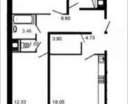 3-комнатная квартира площадью 95 кв.м, Шестая ул. | цена 5 789 919 руб. | www.metrprice.ru