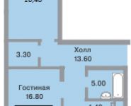 2-комнатная квартира площадью 69 кв.м, Троицкая ул., 2 | цена 5 900 000 руб. | www.metrprice.ru