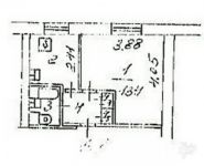 1-комнатная квартира площадью 33 кв.м, улица Тёплый Стан, 21к3 | цена 3 300 000 руб. | www.metrprice.ru