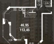 2-комнатная квартира площадью 113 кв.м, Мичуринский 2-й туп., 4 | цена 10 380 675 руб. | www.metrprice.ru