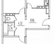 2-комнатная квартира площадью 62 кв.м, Гагарина ул. (Северный мкр), 65 | цена 3 813 680 руб. | www.metrprice.ru
