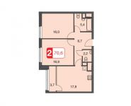 2-комнатная квартира площадью 70 кв.м, Докучаев пер., 2 | цена 13 764 882 руб. | www.metrprice.ru