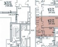 1-комнатная квартира площадью 41 кв.м, Радиальная 6-я ул., 7С31 | цена 3 996 480 руб. | www.metrprice.ru