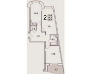 2-комнатная квартира площадью 79 кв.м, Агрохимиков улица, д.15, к.а | цена 9 492 450 руб. | www.metrprice.ru