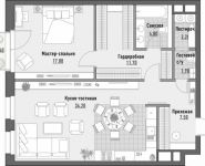 1-комнатная квартира площадью 82.28 кв.м, Ордынка М. улица, д.19, к.Б | цена 47 700 000 руб. | www.metrprice.ru