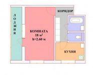 1-комнатная квартира площадью 36 кв.м, Касимовская улица, 9 | цена 4 800 000 руб. | www.metrprice.ru
