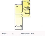 2-комнатная квартира площадью 63 кв.м, Гагарина пр-т, 3/8 | цена 6 150 000 руб. | www.metrprice.ru