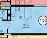 1-комнатная квартира площадью 36.2 кв.м, Старое Дмитровское шоссе, 17 | цена 3 200 000 руб. | www.metrprice.ru