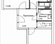 2-комнатная квартира площадью 59.46 кв.м, 2-я Муравская, корп.8 | цена 6 742 526 руб. | www.metrprice.ru