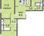 3-комнатная квартира площадью 97 кв.м, Беломорская ул., 11К2 | цена 17 000 000 руб. | www.metrprice.ru