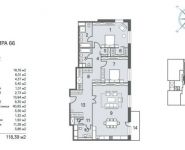 2-комнатная квартира площадью 119.62 кв.м,  | цена 67 315 437 руб. | www.metrprice.ru
