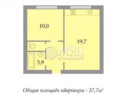 1-комнатная квартира площадью 37.7 кв.м, Саморы Машела ул., 8К1 | цена 6 980 000 руб. | www.metrprice.ru