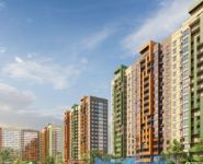 1-комнатная квартира площадью 36.42 кв.м, Новорязанское шоссе, 11, корп.11 | цена 2 658 660 руб. | www.metrprice.ru