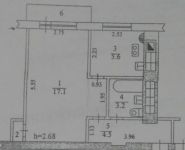 1-комнатная квартира площадью 31 кв.м, Парковая улица, 11 | цена 2 500 000 руб. | www.metrprice.ru