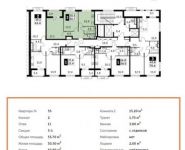 2-комнатная квартира площадью 55.7 кв.м,  | цена 5 997 915 руб. | www.metrprice.ru