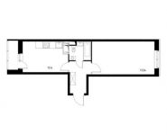 1-комнатная квартира площадью 37.4 кв.м,  | цена 3 887 255 руб. | www.metrprice.ru