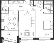 2-комнатная квартира площадью 76 кв.м, Мишина улица, д.14 | цена 20 824 000 руб. | www.metrprice.ru