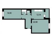 2-комнатная квартира площадью 66.1 кв.м, Гоголя ул, 3 | цена 5 000 000 руб. | www.metrprice.ru