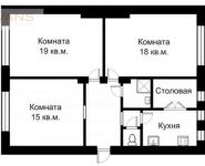 3-комнатная квартира площадью 78 кв.м, Кутузовский просп., 33 | цена 25 000 000 руб. | www.metrprice.ru