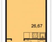 1-комнатная квартира площадью 32 кв.м, Ходынский бул., 2С1 | цена 5 478 830 руб. | www.metrprice.ru