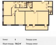 4-комнатная квартира площадью 166.2 кв.м в ЖК "Клубный дом на Смоленском Бульваре", Смоленский бул., 24К3 | цена 164 291 518 руб. | www.metrprice.ru