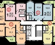 1-комнатная квартира площадью 38.8 кв.м, Катюшки ул. | цена 2 875 000 руб. | www.metrprice.ru