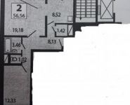 2-комнатная квартира площадью 55 кв.м в Микрорайон "Бутово Парк", жилой комплекс Бутово Парк, 15 | цена 5 200 000 руб. | www.metrprice.ru