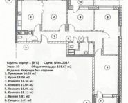 4-комнатная квартира площадью 101.7 кв.м, Братиславская улица, 15к2 | цена 17 390 966 руб. | www.metrprice.ru