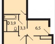 2-комнатная квартира площадью 55.7 кв.м, Северный Квартал, 1 | цена 3 787 600 руб. | www.metrprice.ru