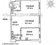 2-комнатная квартира площадью 97 кв.м в ЖК "Дом на Мосфильмовской", Мосфильмовская ул., 8 | цена 34 990 000 руб. | www.metrprice.ru