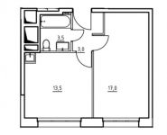 1-комнатная квартира площадью 37 кв.м, 1-й Грайвороновский проезд, 1с1 | цена 4 773 000 руб. | www.metrprice.ru