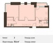 2-комнатная квартира площадью 55.4 кв.м, Головинское ш., 5 | цена 7 146 600 руб. | www.metrprice.ru