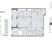 2-комнатная квартира площадью 96.24 кв.м,  | цена 41 552 582 руб. | www.metrprice.ru