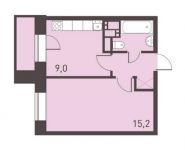 1-комнатная квартира площадью 31.9 кв.м, Талдомская улица, 17к1 | цена 2 403 474 руб. | www.metrprice.ru