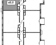 1-комнатная квартира площадью 47 кв.м, Рязанский переулок, д. 13 | цена 15 136 800 руб. | www.metrprice.ru