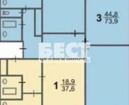 1-комнатная квартира площадью 38 кв.м, улица Академика Анохина, 26к1 | цена 6 700 000 руб. | www.metrprice.ru