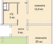 2-комнатная квартира площадью 57.4 кв.м, Северный кв-л, 6 | цена 5 700 000 руб. | www.metrprice.ru