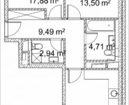 2-комнатная квартира площадью 70.26 кв.м, Лазоревый пр., 3 | цена 16 919 099 руб. | www.metrprice.ru