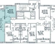 2-комнатная квартира площадью 64 кв.м, Радиальная 6-я ул., 7С29 | цена 5 714 720 руб. | www.metrprice.ru