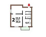 2-комнатная квартира площадью 10 кв.м, 3-й мкр (Зеленоград), К339Б | цена 5 650 000 руб. | www.metrprice.ru