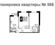 2-комнатная квартира площадью 57 кв.м, Нововладыкинский проезд, 1к4 | цена 8 547 576 руб. | www.metrprice.ru