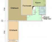 3-комнатная квартира площадью 58.5 кв.м, Академика Арцимовича ул., 2К2 | цена 9 350 000 руб. | www.metrprice.ru