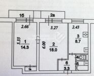 2-комнатная квартира площадью 47 кв.м, Изумрудная ул., 46К3 | цена 7 100 000 руб. | www.metrprice.ru