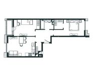 2-комнатная квартира площадью 59 кв.м, Стромынский переулок, 6 | цена 9 451 800 руб. | www.metrprice.ru